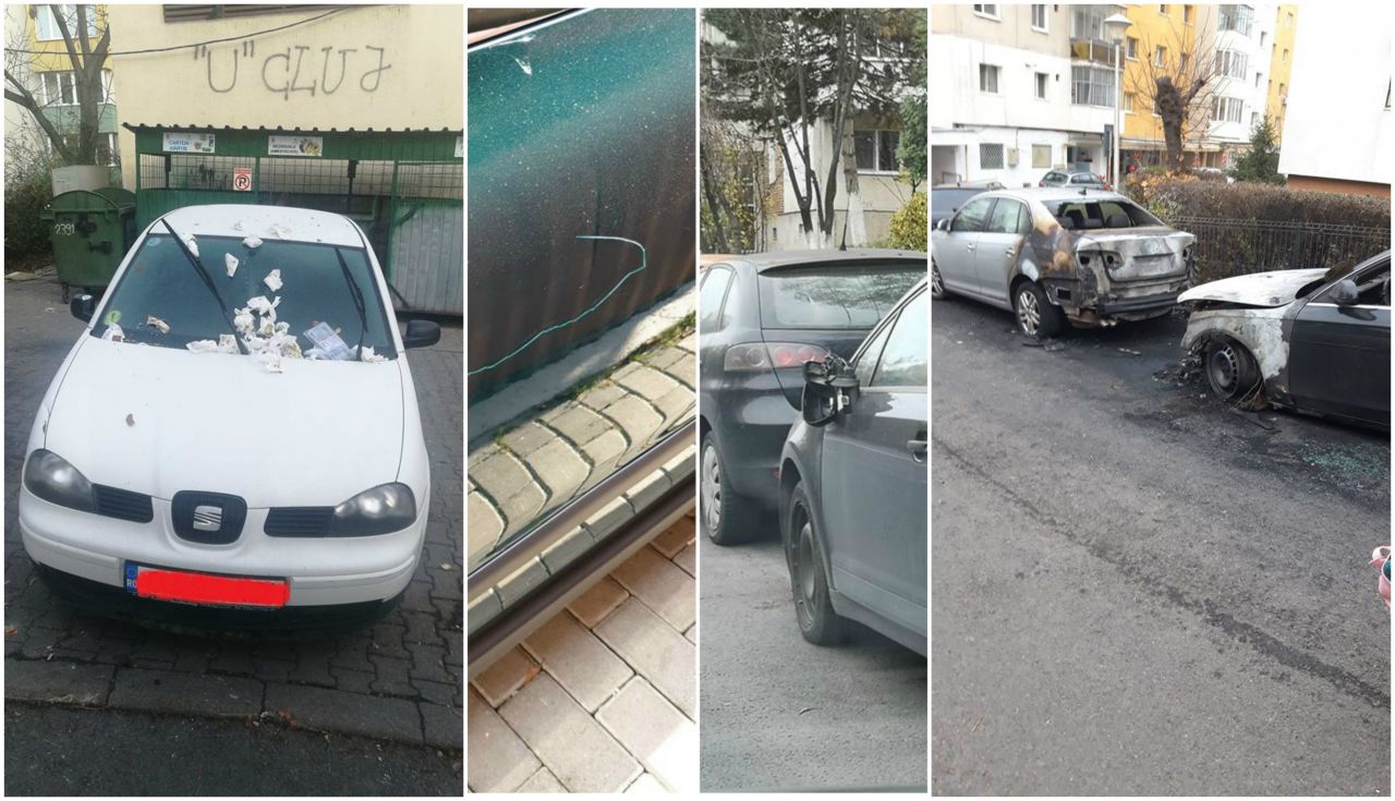 Lipsă de parcări sau de bun-simț? Mașinile cad pradă în Cluj-Napoca în lupta pentru spații!