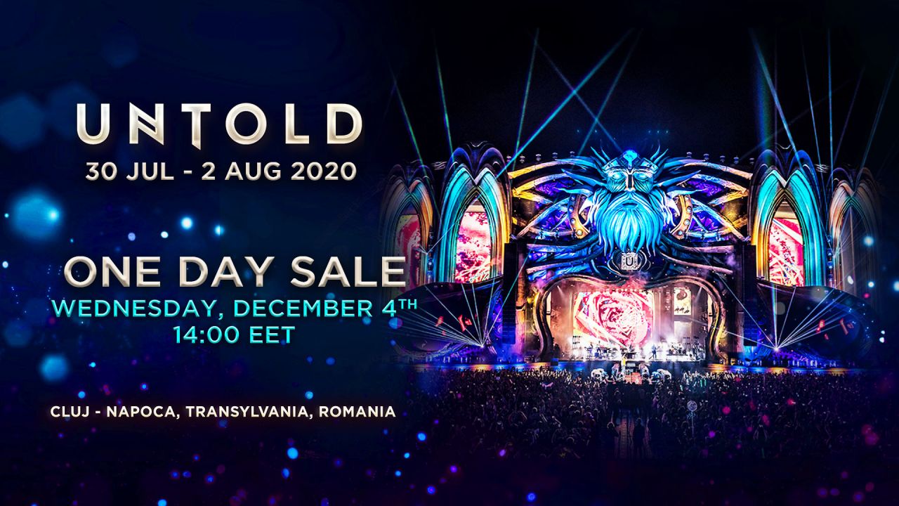 Surpriză pentru fanii UNTOLD! „One Day Sale”