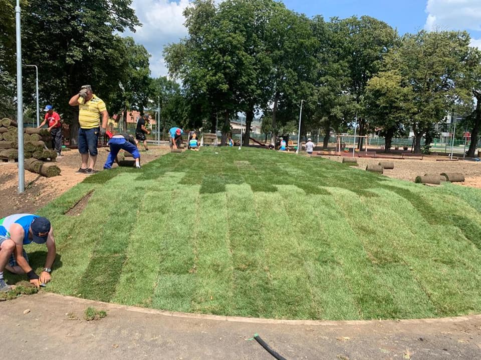 FOTO Ultimele finisaje la noul parc din Florești. „Ar trebui să schimbăm legea: alegeri în fiecare an!”