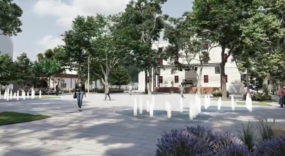 după modernizare? Plimbare virtuală prin parcul din spatele teatrului