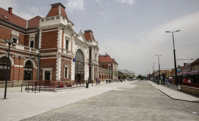 Clujenii circulă cu teamă în Piața Gării