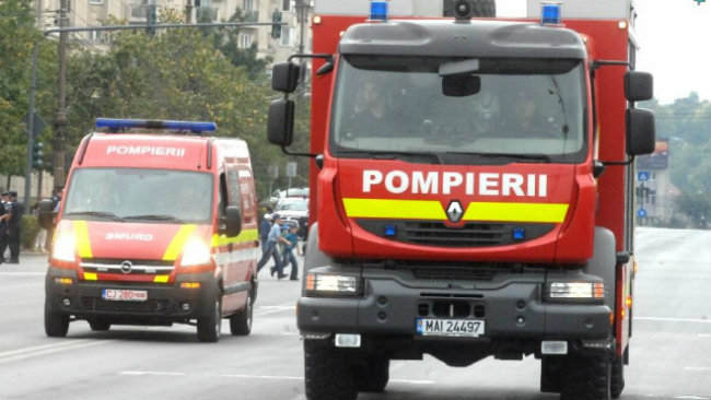 Incendiu la un bloc din județul Cluj. Cauza