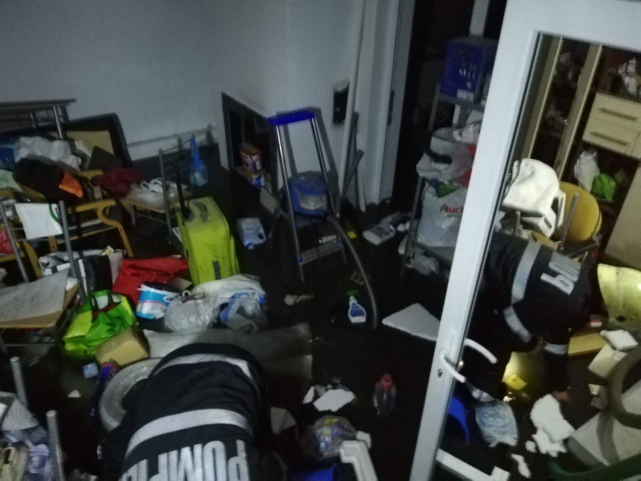 FOTO. Mai multe case au fost inundate în Dej