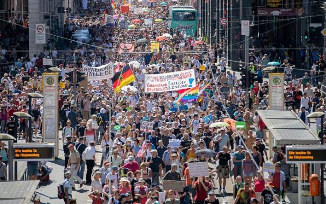 Proteste violente la Berlin