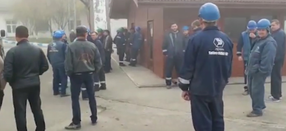 Grevă spontană la Salina Ocna Dej