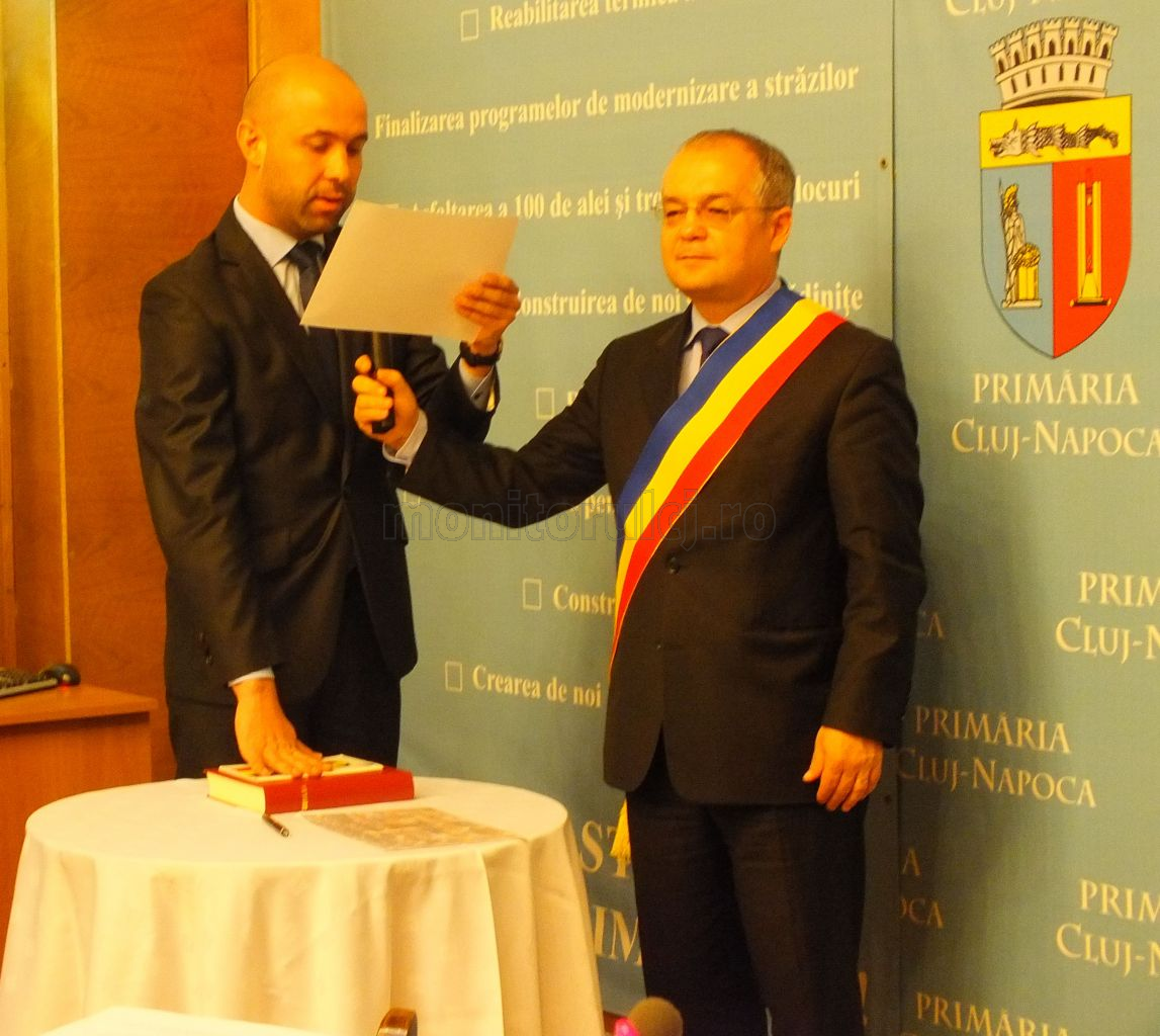 Depunere juramant Ioan Sabin Sarmas