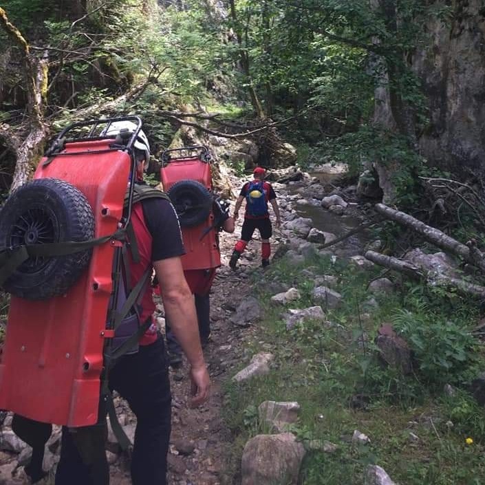 Clujeancă salvată de echipaje Salvamont din Munții Apuseni