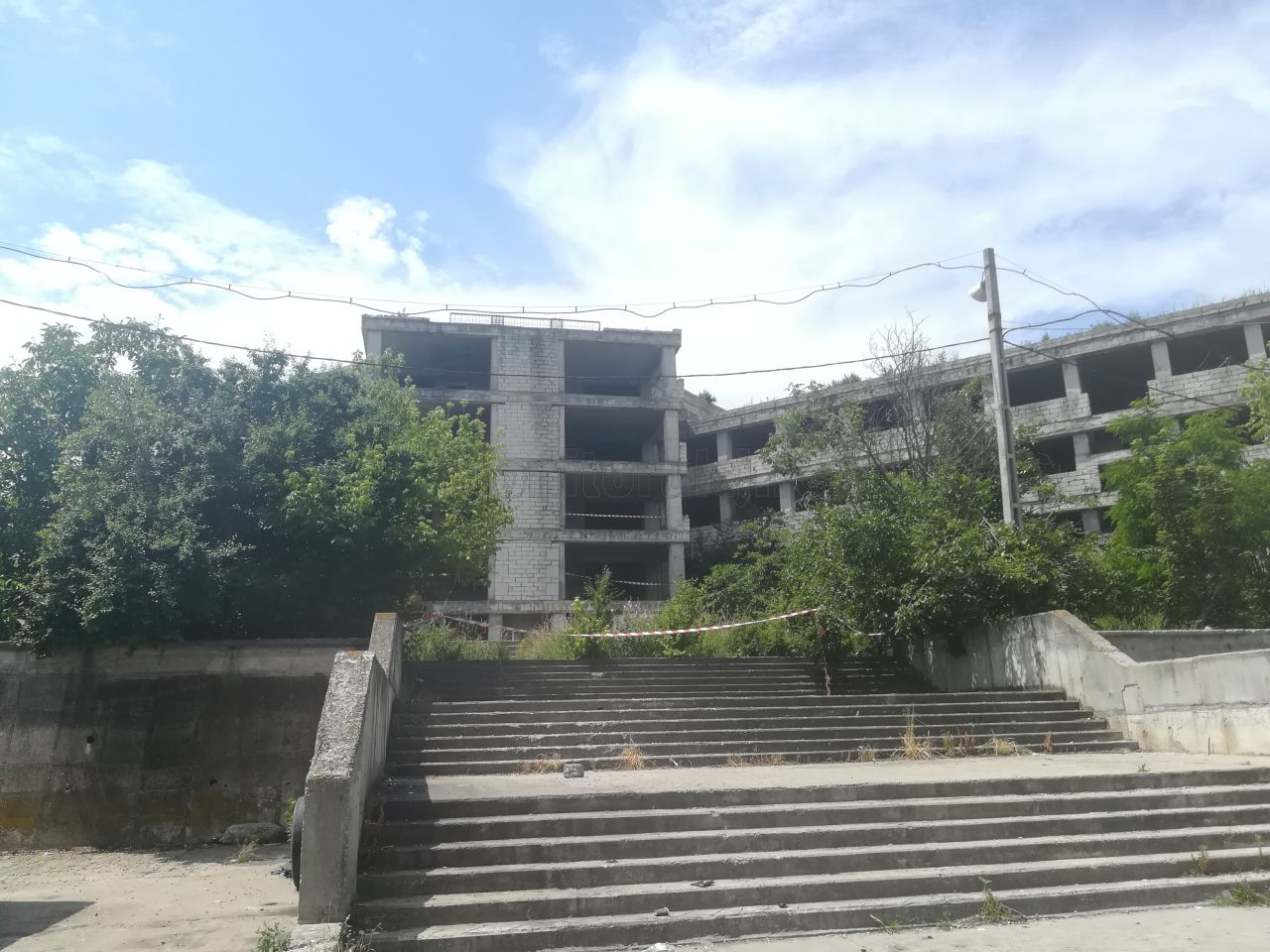 Cladirea abandonată a spitalului de urgență Cluj
