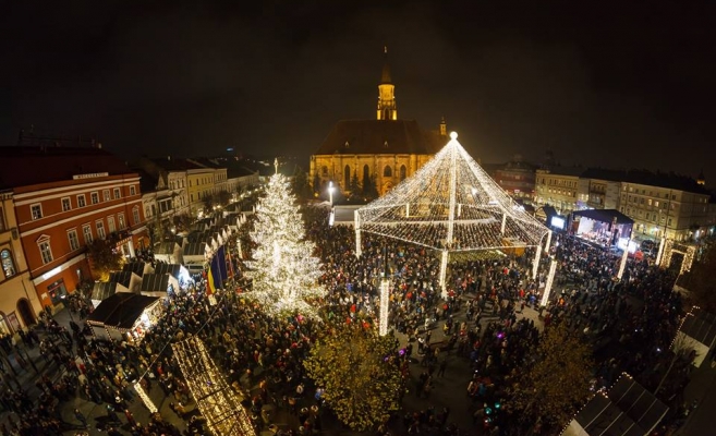 Programul de la Târgul de Crăciun din Cluj