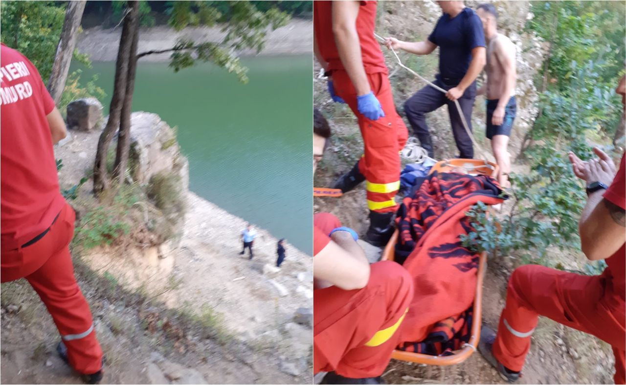 CĂZUTĂ într-o râpă de lângă Barajul Tarnița