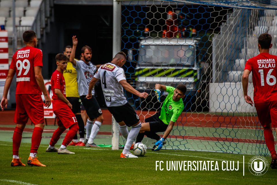 „U” Cluj s-a distrat în amicalul cu SCM Zalău. Elevii lui Falub