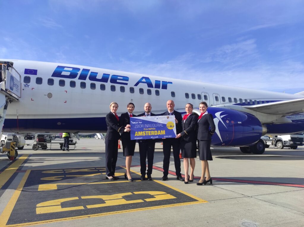 Zboruri Cluj - Amsterdam de pe Aeroportul Internațional „Avram Iancu”